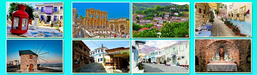 EFES SELÇUK ŞİRİNCE KUŞADASI İZMİR URLA ÇEŞME ALAÇATI